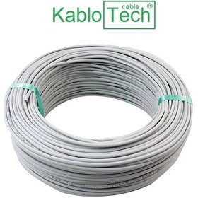 Resim Kablotech 4 Telli Telefon Kablosu 100 Metre Fiyatıdır 