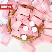 Resim 100 adet Tek Kullanımlık Sıkıştırılmış Yüz Havluları, Taşınabilir Seyahat Dokumasız Yüz Havluları, Dış Mekan Tek Kullanımlık Yüz Havluları Şeker Havluları 