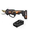 Resim Worx WG330E 20Volt 2.0A Li-ion Tek Akülü Profesyonel Kömürsüz Dal Budama Makası 