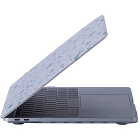 Resim Apple Uyumlu MacBook Air M1 Kılıf 13 İnç Terrazzonl Touchıd'li M1 Air A2337 A2179 A1932 İle Beyaz 