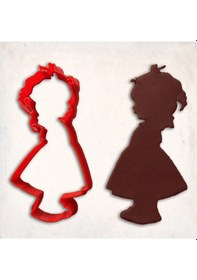 Resim Kız Bebek Kurabiye Kalıbı Şekillendirici Kopat 