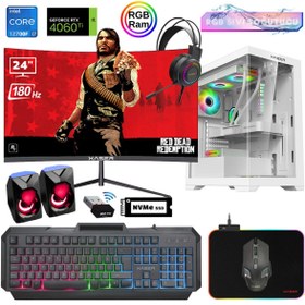 Resim Xsr909 Intel Core i7 12700F 24" 32 GB RAM 1 TB M.2 NVMe SSD 8 GB RTX4060Ti Curved FreeDOS Oyun Bilgisayarı 