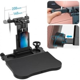 Resim Coofbe Premium Araç Koltuk Arkası Masa Araç Laptop Standı Araç Yeme Içme Masası Standı Araç Standı 