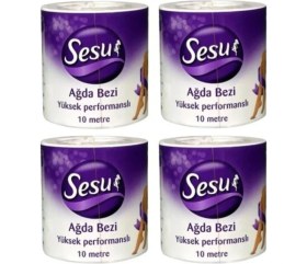 Resim Sesu Yüksek Performanslı Ağda Bezi 10 Metre Rulo 4 Paket Kullanım Kolaylığı Sağlar 