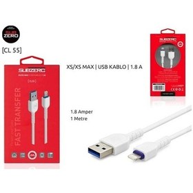 Resim Subzero Apple iPhone Uyumlu Cl55 1.8A Şarj Data Kablosu 