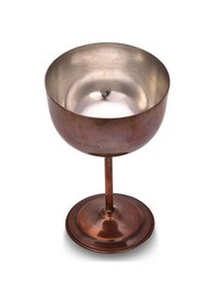 Resim Turna Bakır Vino Kadeh 1 No Düz 240 ML Oksit Turna0491-3 