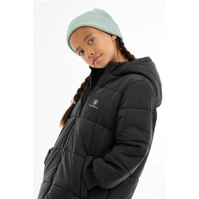 Resim Lumberjack Sonne Dokuma Uzun Çocuk Mont Siyah 667800001317 01 Siyah Siyah 