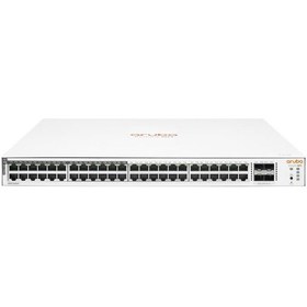 Resim Hpe INSTANT ON JL815A 48 Port GB/ 24 Port Poe + 4 X 1 GB Sfp Uplınk Racmount Yönetilebilir 370W Poe Switch 