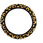 Resim Teltree Gümüşten Yapan Güneşçiçeği Desenli Direksiyon Kılıfı - Tüm Araç Modellerine Uygun, Konforlu Tutuş, Ter Emici Ve Dayanıklı Altın 