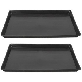 Resim 2 Adet Kuş Kafesi Tepsisi Küçük Köpek Kafesi Tepsisi Papağan Kafesi Tepsisi Tavşan Kafesi Alt Tepsisi Yedek Parça - Wellngs 