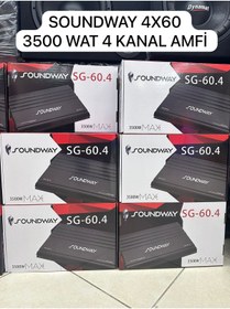 Resim Soundway 4+60 3500 WAT 4 KANAL AMFİ 