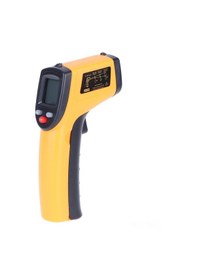 Resim Wezone Endüstriyel Isı Ölçer Gm320 Turuncu -50 C/+400 C Aralığında Plastik Vücut İnsan Sıcaklığı Ölçemez, Pil Yok 