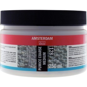 Resim Amsterdam Pumice Coarse Medium 128 250 ml Süngertaşı Kalın Grenli 