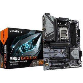 Resim GIGABYTE B650 EAGLE AX, 4xDDR5, 3xM.2, DP, HDMI, VGA, Type-C, Wi-Fi 6E, Bluetooth v5.3, AMD Ryzen 7000 Serisi, AM5 Soket Anakart 