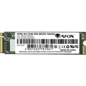 Resim Afox ME300-1000GN 1 TB NVMe PCIe M.2 2280 SSD 