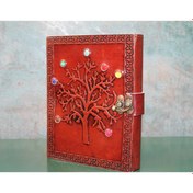 Resim Taşlı Deri Defter Model 6 