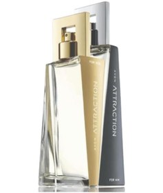 Resim Avon Attraction Erkek Parfüm EDT 75 ML + Attraction Kadın Parfüm EDP 50 ML 