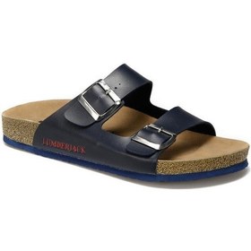 Resim Lumberjack Mendy Lacivert Anatomik Tokalı Terlik Unisex 
