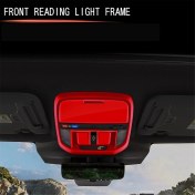 Resim Serfhyff Araba Ön Okuma Işığı Çerçevesi Gözlük Kutusu Trim Kapağı Sticker A (Yurt Dışından) 