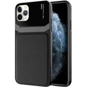 Resim Apple iPhone 11 Pro Max Uyumlu Kılıf Deri Tasarım Sert Lens Koleksiyonu, Yüksek Malzeme Kalitesi 