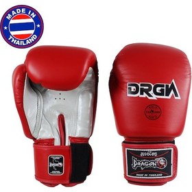 Resim Dragondo Drgn-g3 Hakiki Deri Boks Eldiveni Kırmızı Muay Thai Eldiveni 