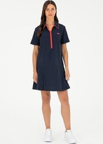 Resim U.S. Polo Assn. Kadın Fuşya Elbise (Dokuma) 50306641-VR023 
