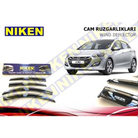 Resim Hyundai I30 Cam Rüzgarlığı 4Lü Kromlu 2013-2016 Niken 