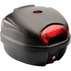 Resim Motosiklet Arka Çanta 32 Lt Topcase Siyah Montaj Aparatlarıyla 