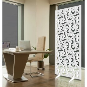 Resim Liar Ahşap Seperatör (Paravan) - KSP-21 - (18 mm) - (69 cm x 139 cm) - (Beyaz) 
