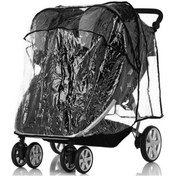 Resim Britax B-Agile Double Bebek Arabası - Yağmurluk 