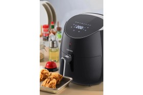Resim 2000W Yüksek Güç, Geniş 6,4l Dokunmatik Hava Fritözü, Sağlıklı ve Pratik Kullanımlar Için 