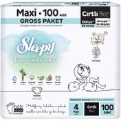 Resim Sleepy Bio Natural Maxi Çocuk Bezi 100'lü 