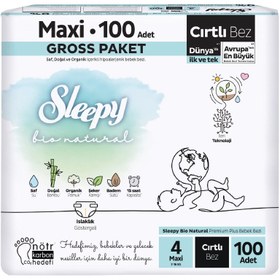 Resim Sleepy Bio Natural Maxi Çocuk Bezi 100'lü 