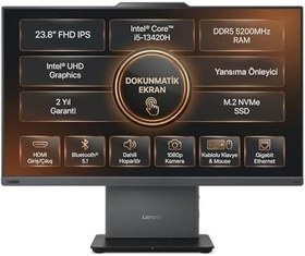Resim Lenovo ThinkCentre Neo 50a 24 G5 Intel Core i5-13420H 16GB 1TB SSD 23.8" W11P Dokunmatik All In One Pc 12SC001MTR 011 