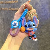 Resim OEMG Çizgi Film Animasyon Stitch Serisi Yumuşak Kauçuk Anahtarlık Bebek Çantası Kolye Anahtarlık Küçük Hediye (Yurt Dışından) 