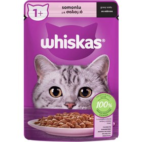 Resim Whiskas Somonlu Yaş Kedi Maması 85 G 