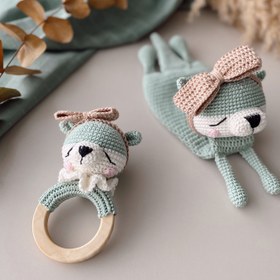 Resim Amigurumi Hug Me Bear Box - Uyku arkadaşı 