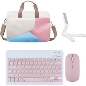 Resim Matepad 11.5 Papermatte Çanta+bt Klavye+mouse+stand Pembe Al4233 
