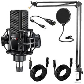 Resim Midex MX-2020 STF Stüdyo Kondenser Mikrofon Stand Filtre 