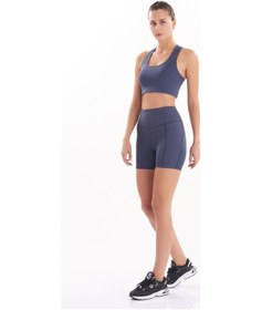 Resim Josejuan Kadın Kare Yaka Sırt Detaylı Spor Sütyeni 7153-indigo 