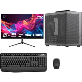 Resim TURBOX Tx7503 i5 12400 16GB DDR4 Ram 512GB M.2 NVMe SSD 27 inç Monitör Masaüstü Ofis Hazır Sistem 