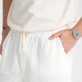 Resim Baggy Fit Bermuda & Şort Beyaz - Beyaz / XL 