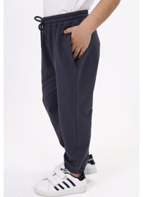 Resim Toontoy Kids Toontoy Erkek Çocuk Baskılı Beli Paçası Lastikli Cepli Basic Jogger Eşofman Altı - 2 İplik Füme 