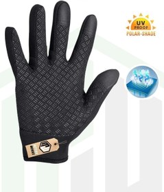 Resim Motiva Unisex Bisiklet, Taktik Spor Kışlık Softshell Eldiven Dokunmatik Rüzgar Geçirmez Kaymaz 