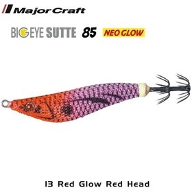 Resim Major Craft Çapari Kalamar Zokası BES-85 013 Red Glow Red Head 