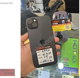 Resim Apple iPhone 15 Plus İkinci El TR | 128 GB | Siyah 