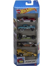 Resim Beşli Araba Seti Hw Dragstrip Htv54 Nocolor 