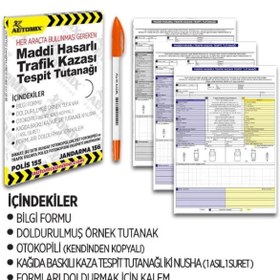 Resim Automix Trafik Kazası Tespit Tutanağı 