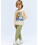 Resim DeFacto Erkek Bebek Beli Paçası Lastikli Basic Düz Eşofman Altı B7014A525SPKH461 Haki 