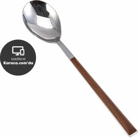 Resim Hype Store 153.03.07.5045 Salzburg Ahşap Yemek Kaşığı, Ahşap Gümüş, Std 